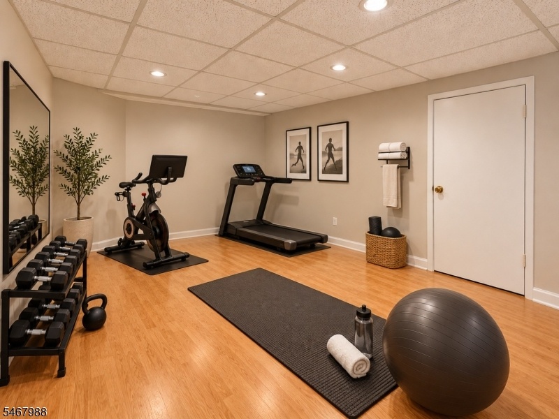 Basement Staged