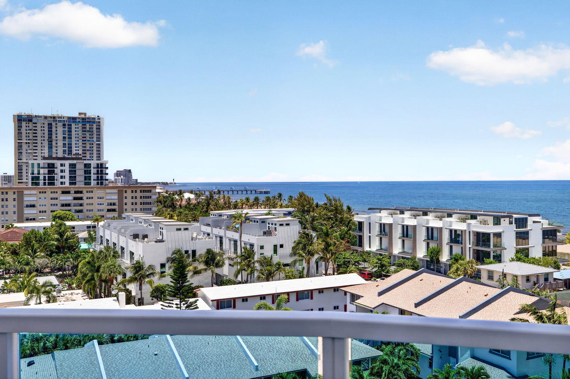 Oceanside backdrop from one of your three balconies