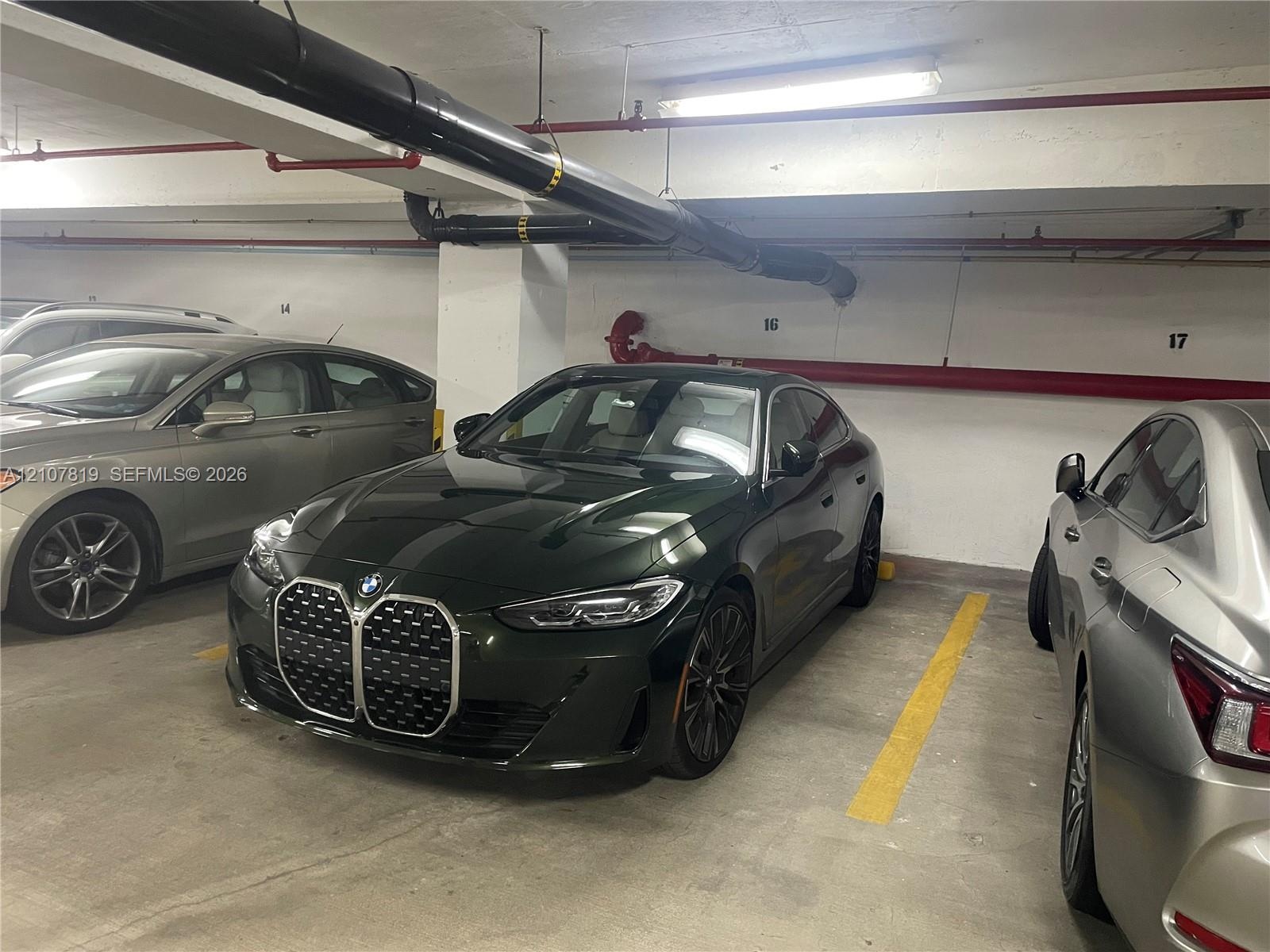Assigned parking for 1 vehicle, valet for 1 additional at not cost.