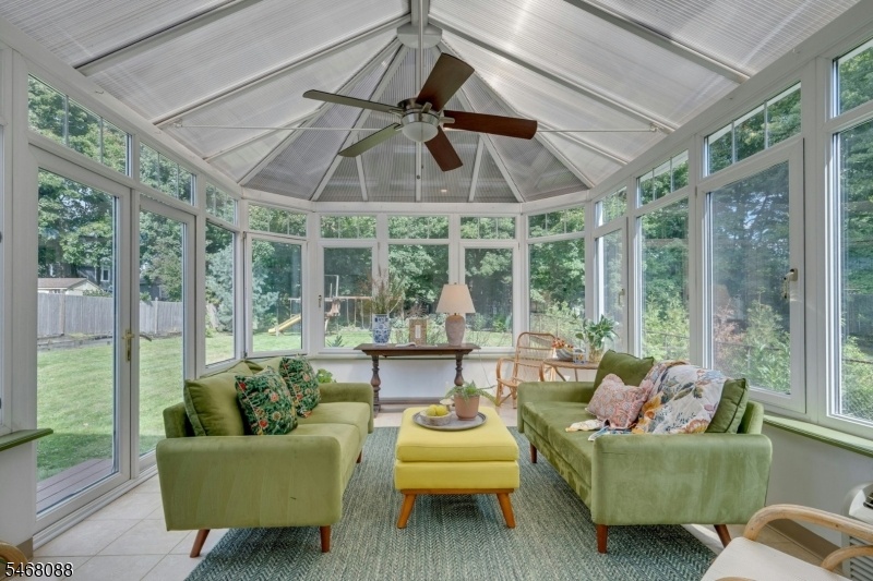 Solarium Overlooking Lawn