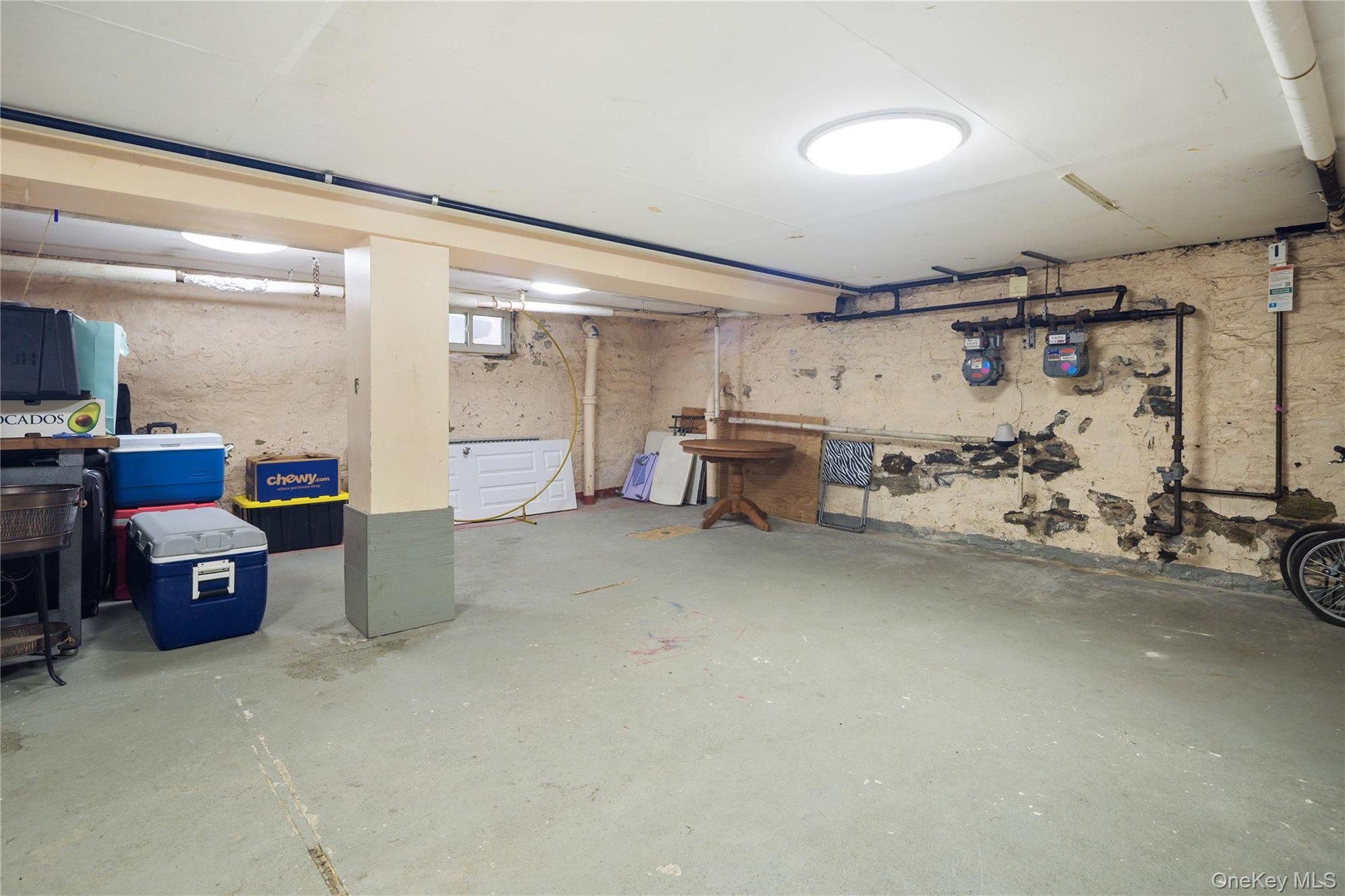 Large unfinished basement