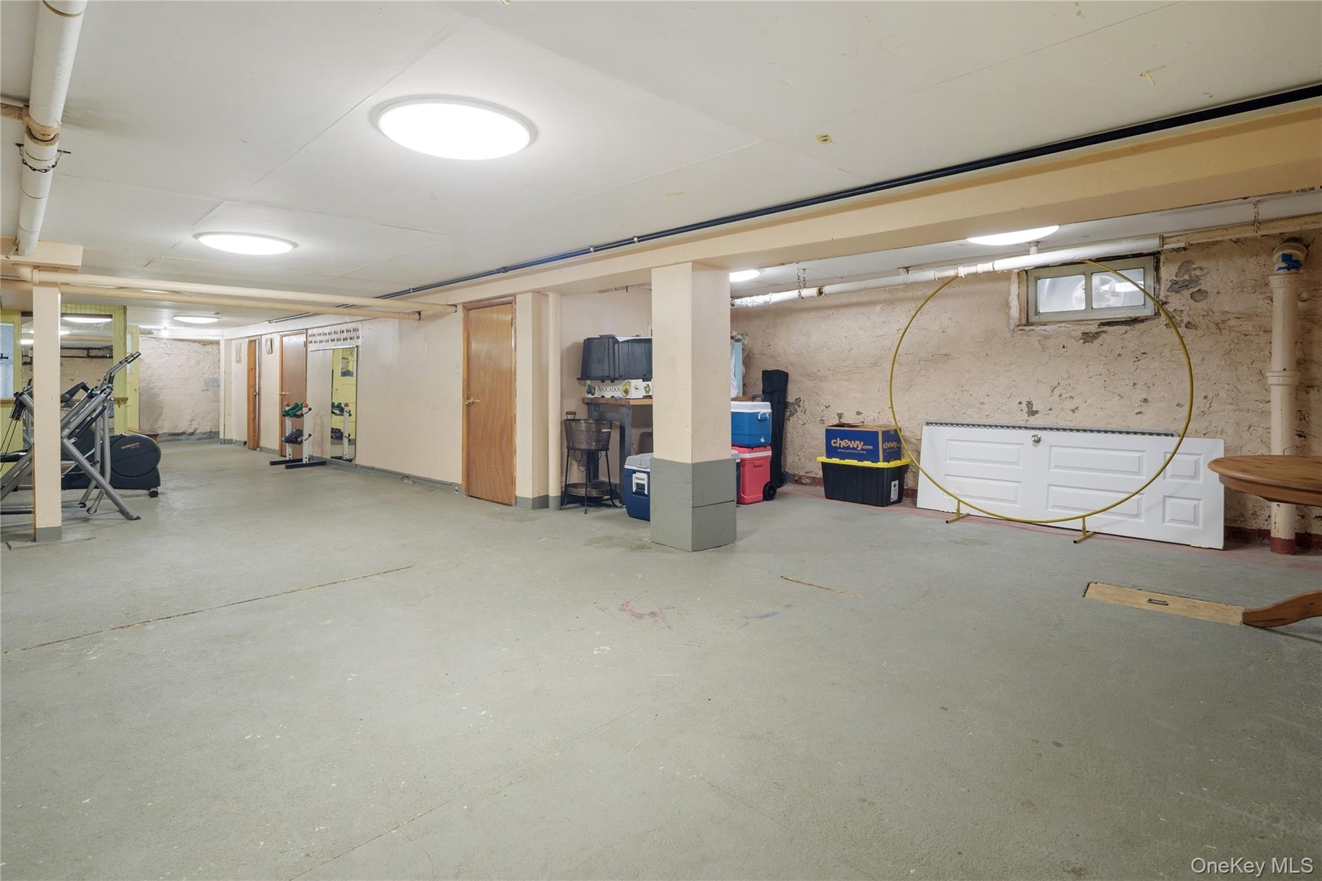 Large unfinished basement