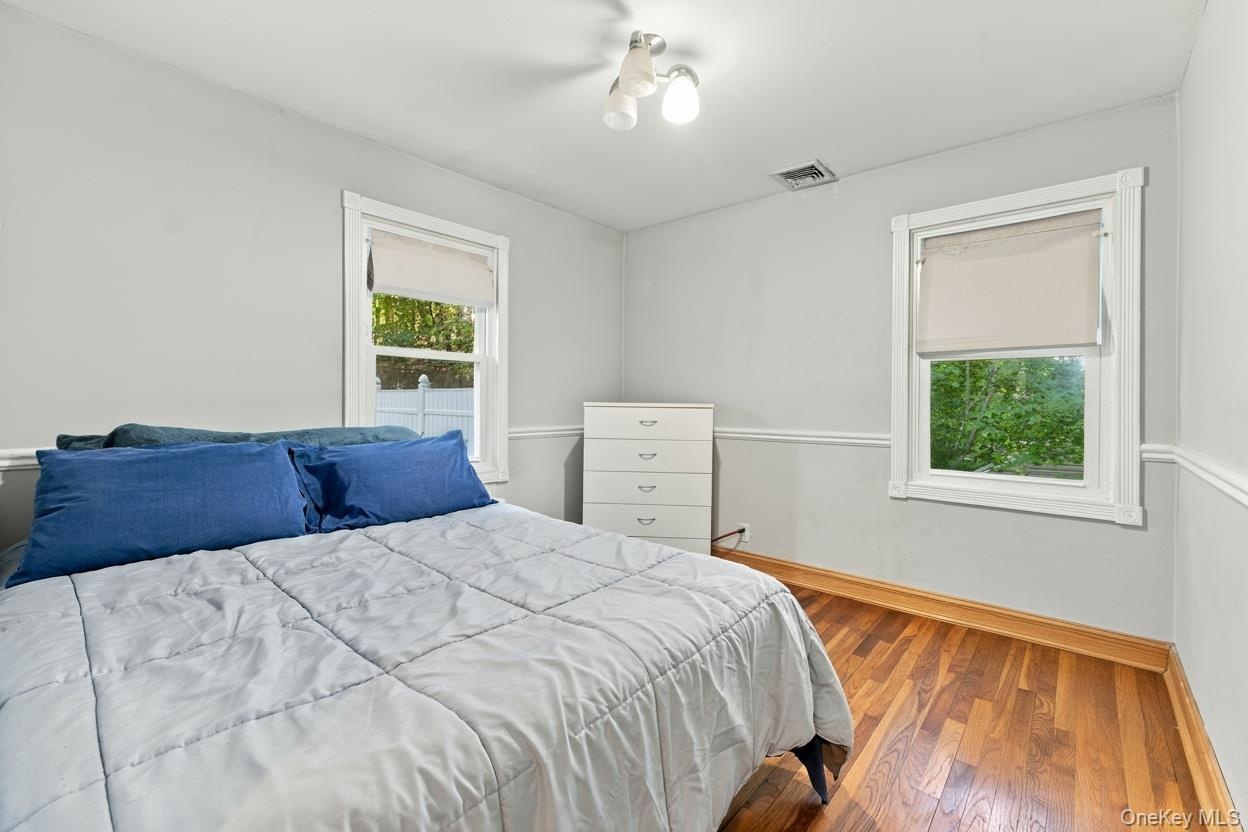 2nd bedroom with hardwood floors
