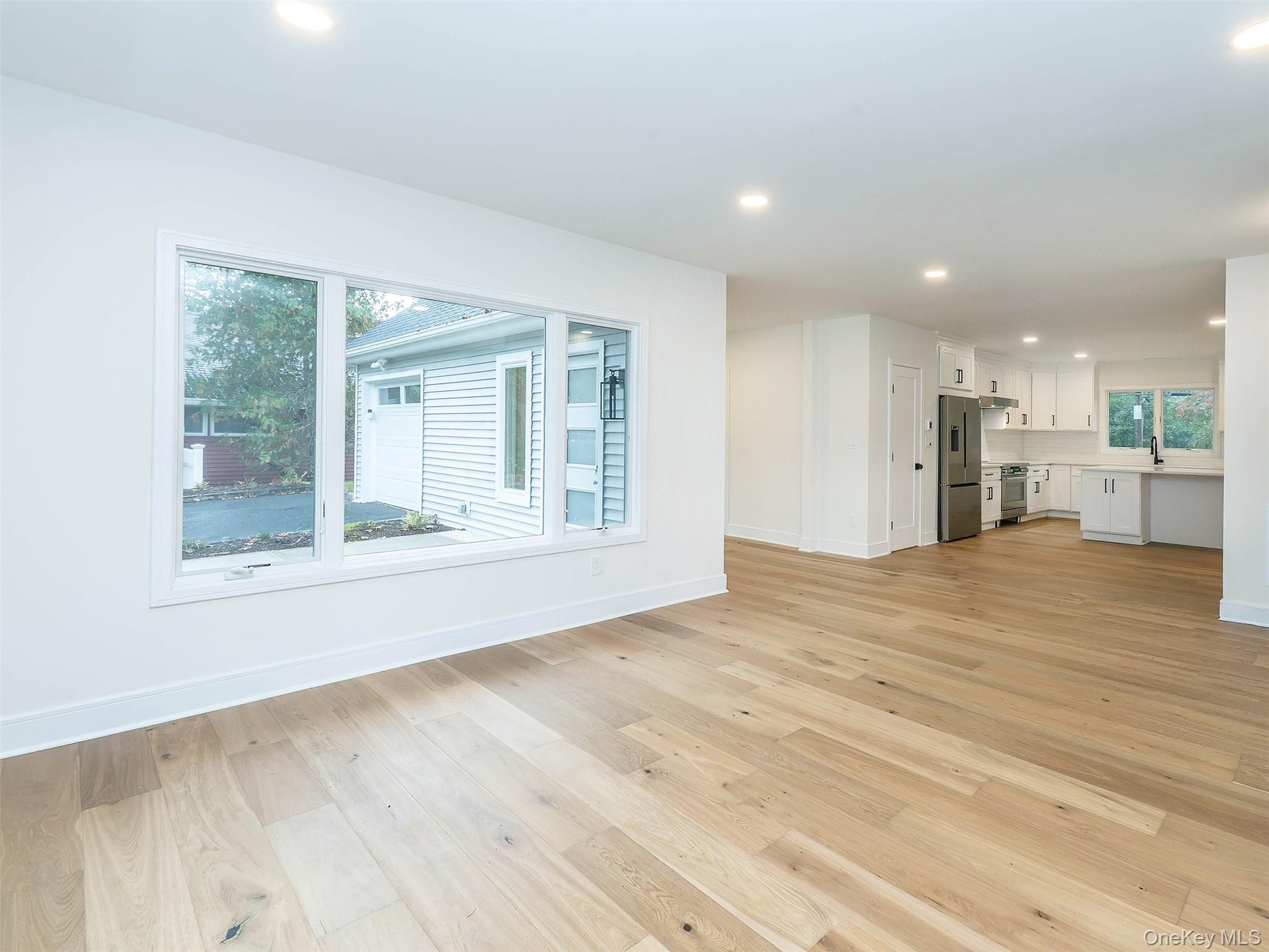 Living is open to kitchen.