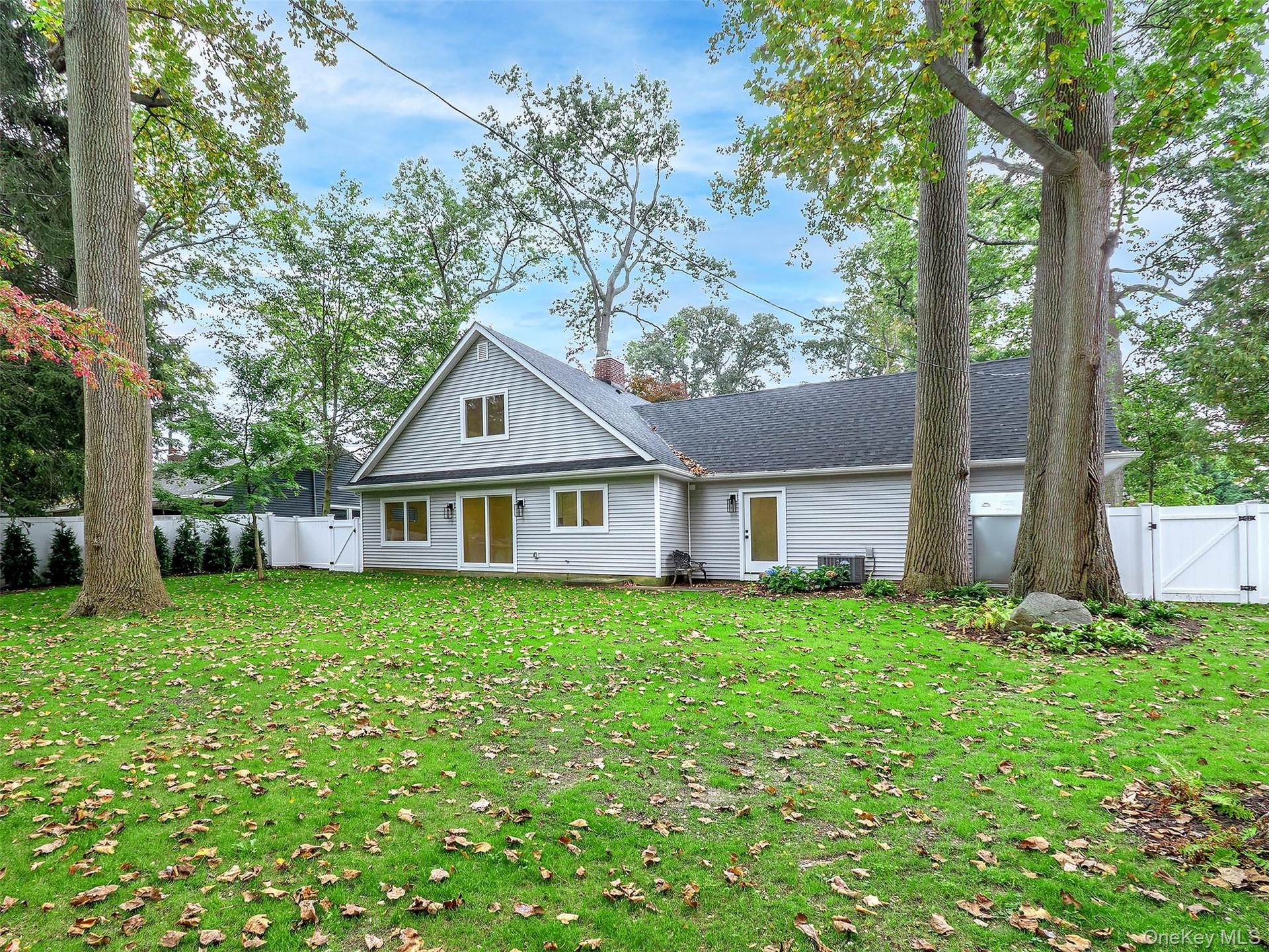 Nicely sized backyard.