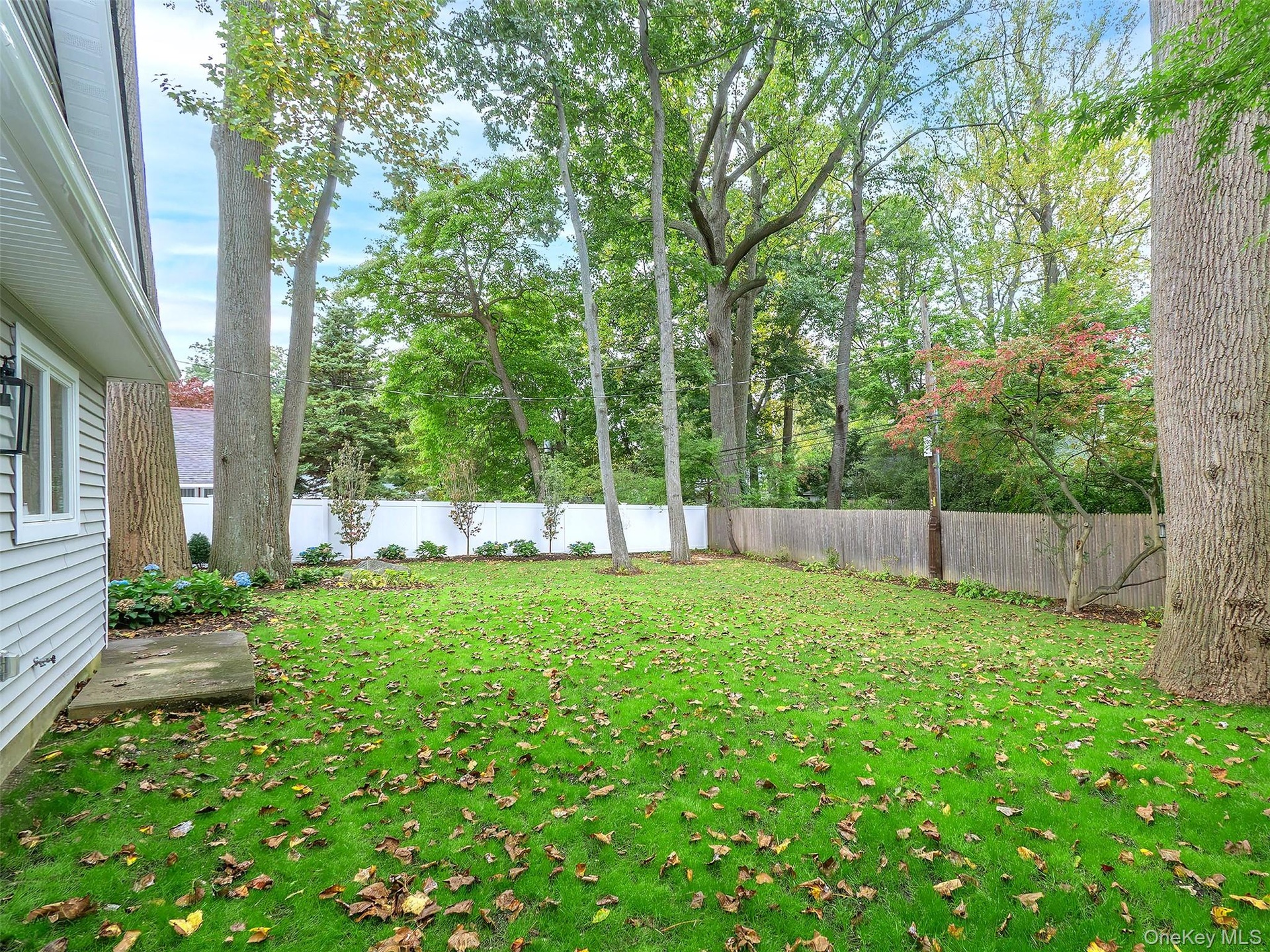 Fully fenced in yard.