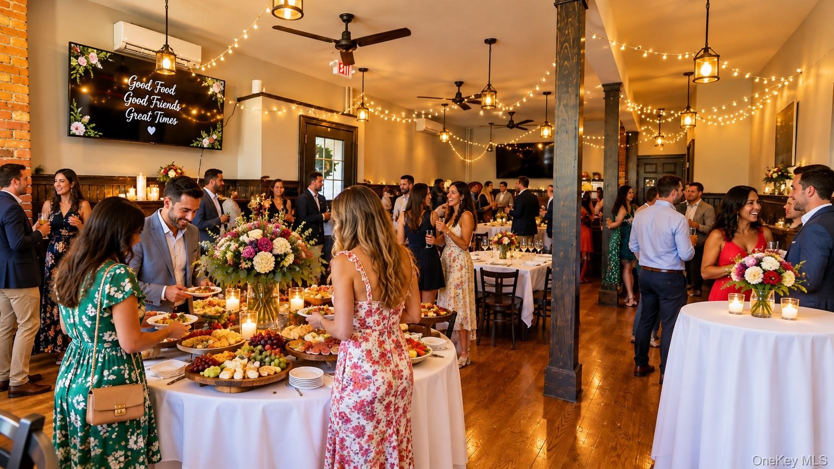 This versatile storefront is currently utilized as a private event space, offering an excellent setting for parties, celebrations, and special gatheri