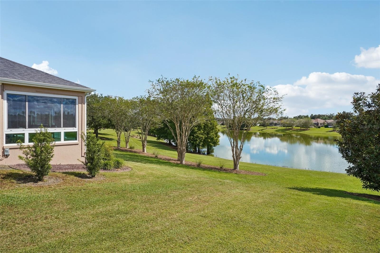Backyard with Panoramic Water View