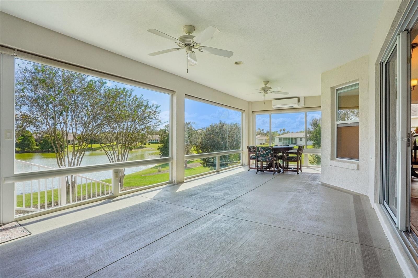 Enclosed Lanai with Panoramic Water View
