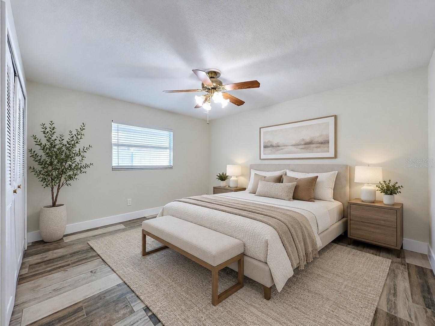 Virtually Staged Bedroom-Far Right