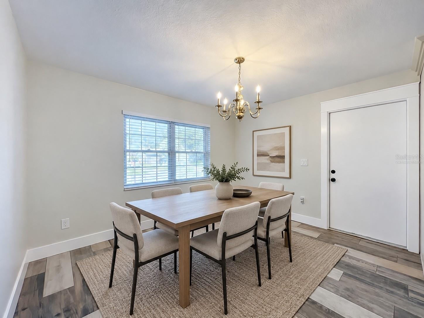 Virtually Staged Dining Area
