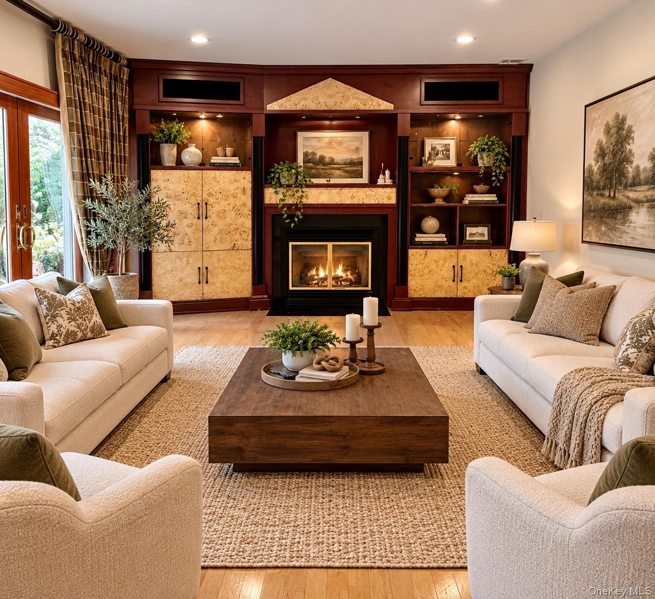 Staged Family room