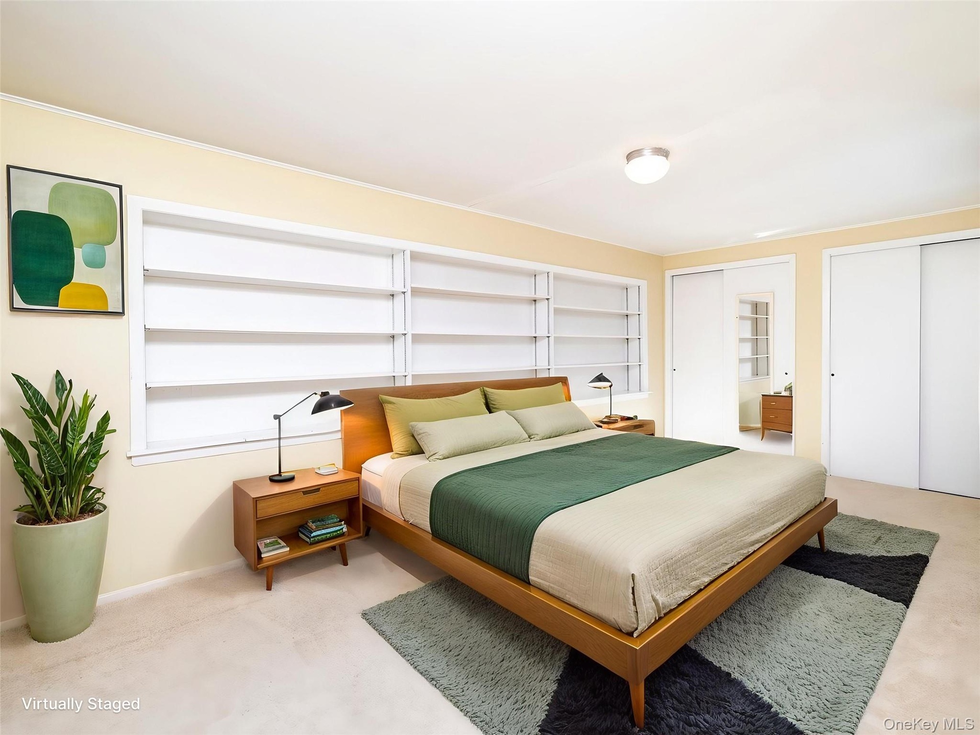 Virtually Staged Bedroom