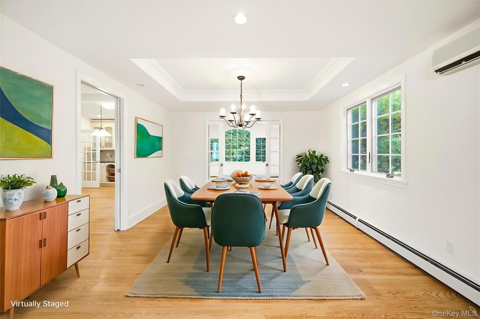Virtually Staged Dining Room