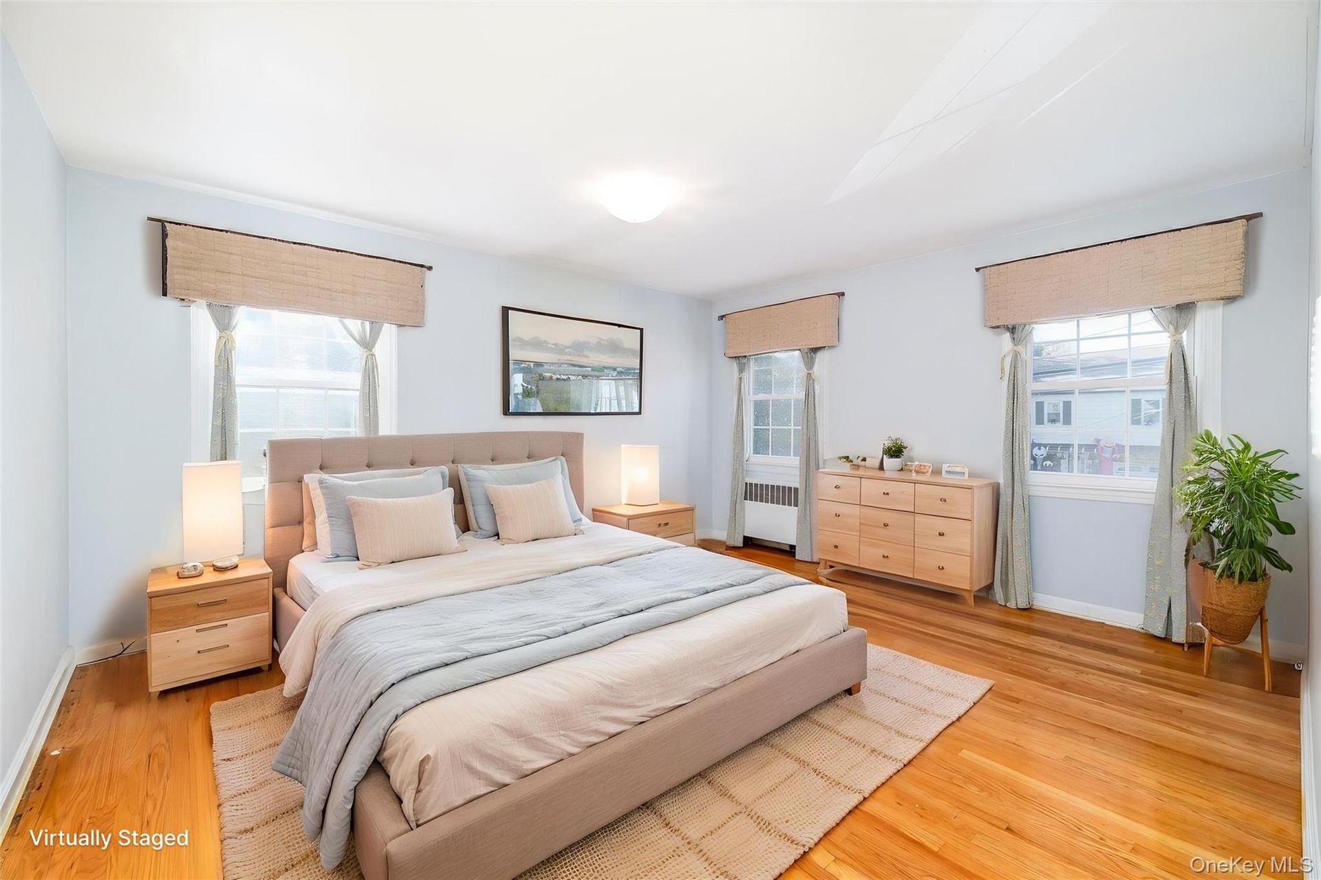 Virtually Staged Bedroom
