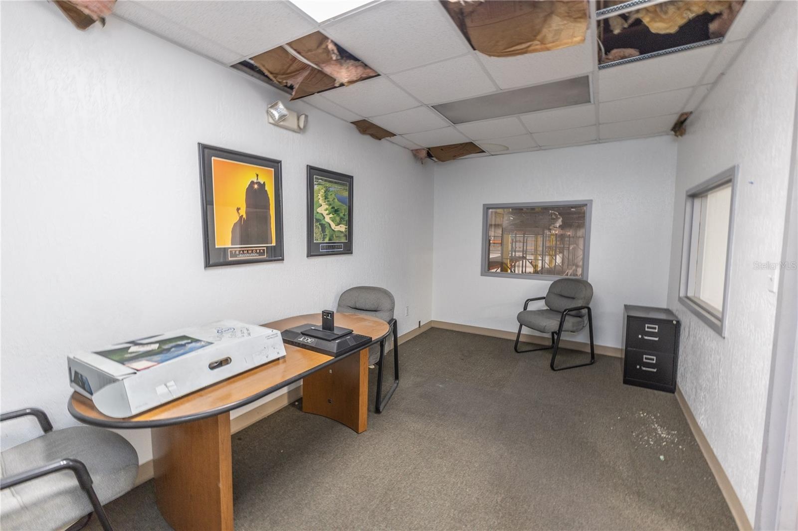 Upstairs office