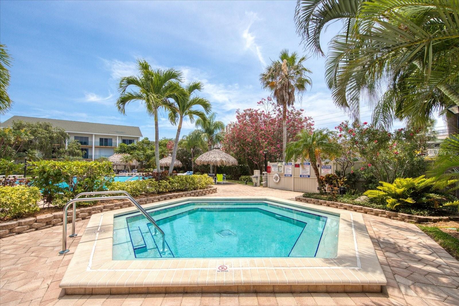 Complex also features a spa for those cooler times & great for relaxing.