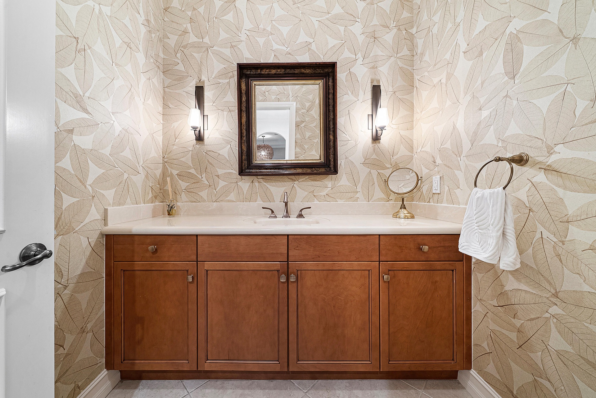 half bath downstairs