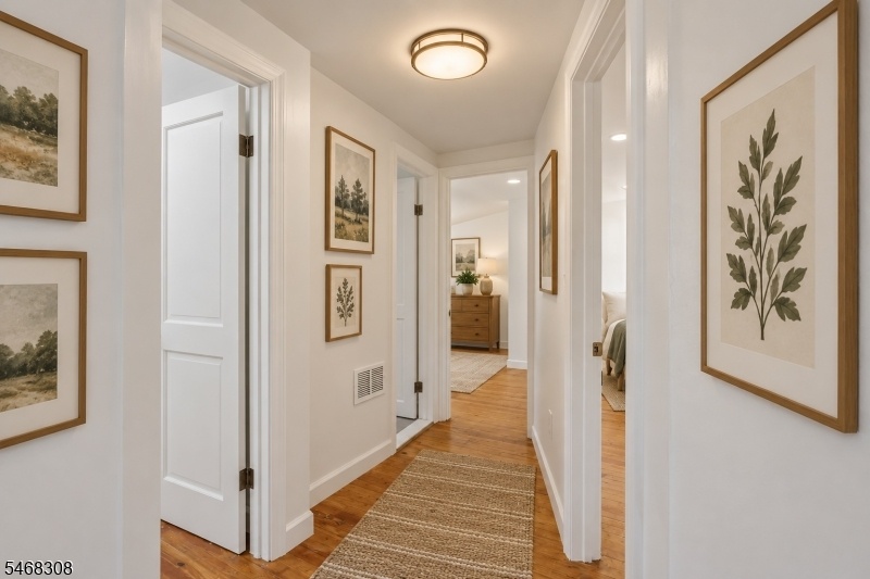 2nd floor hall staged