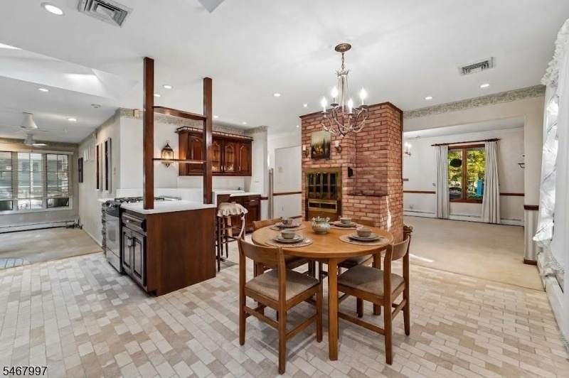 Kitchen with table