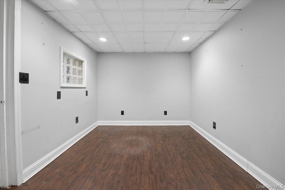 Interior basement room