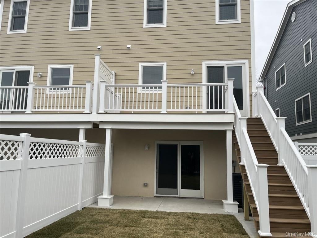 Deck yard and patio