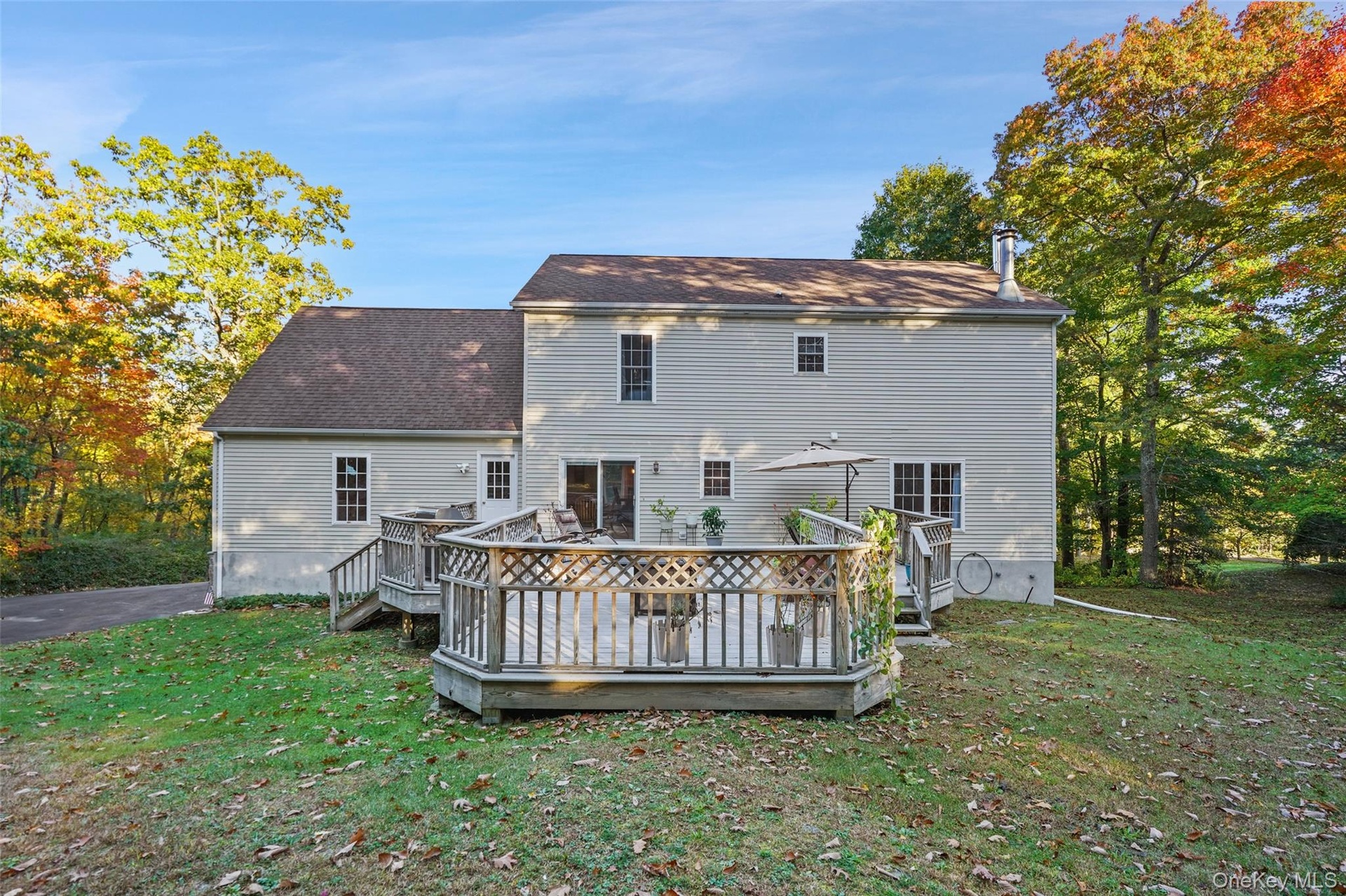 Private Rear Yard with Fire Pit