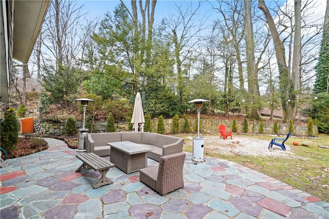 Lower level patio and yard
