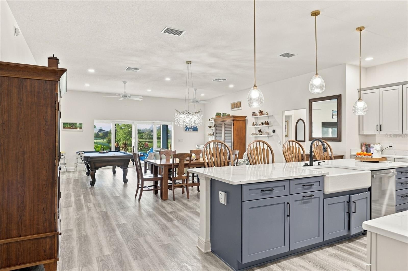 View of Main Living Area from Foyer