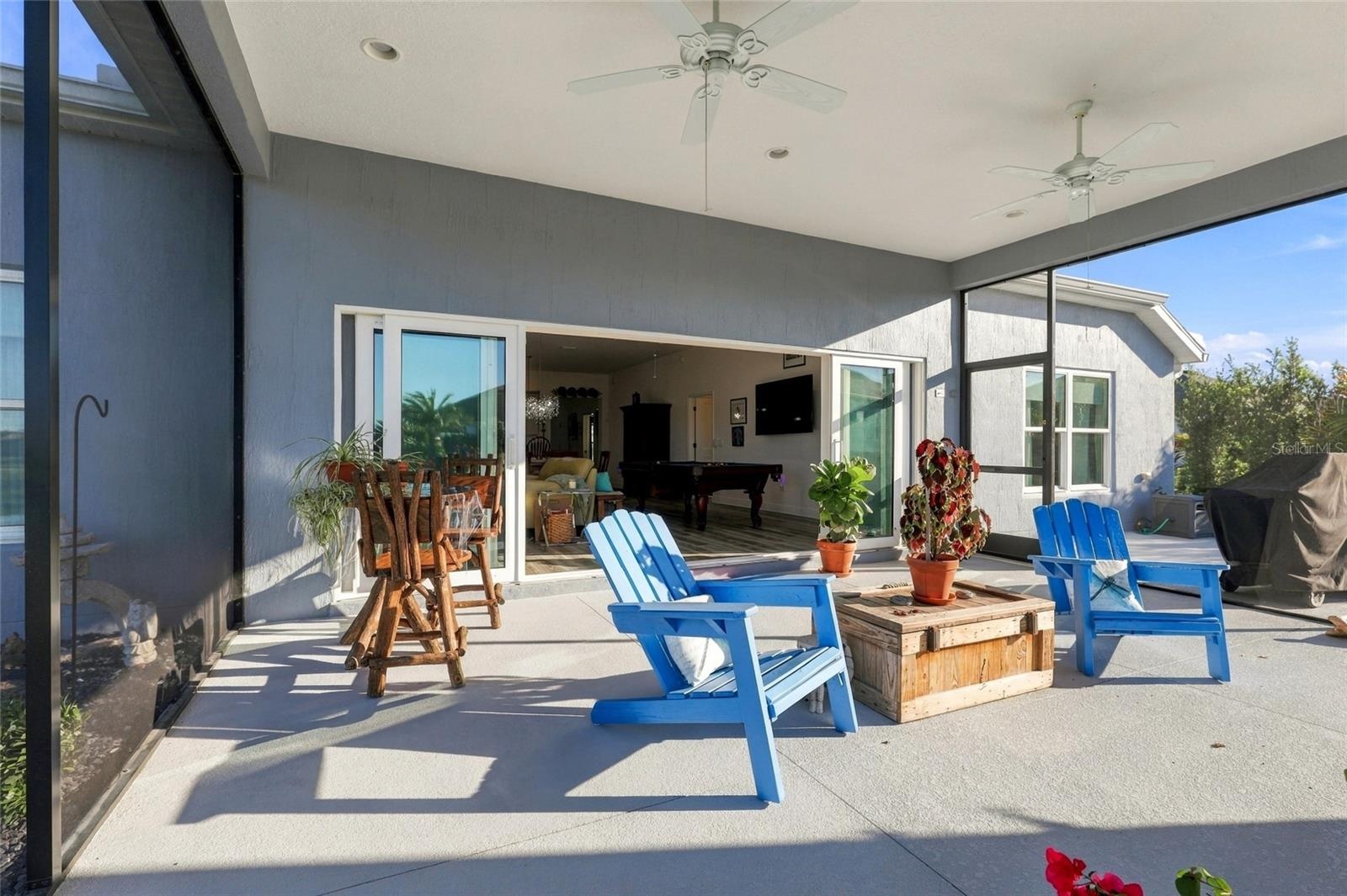 Lanai toward House