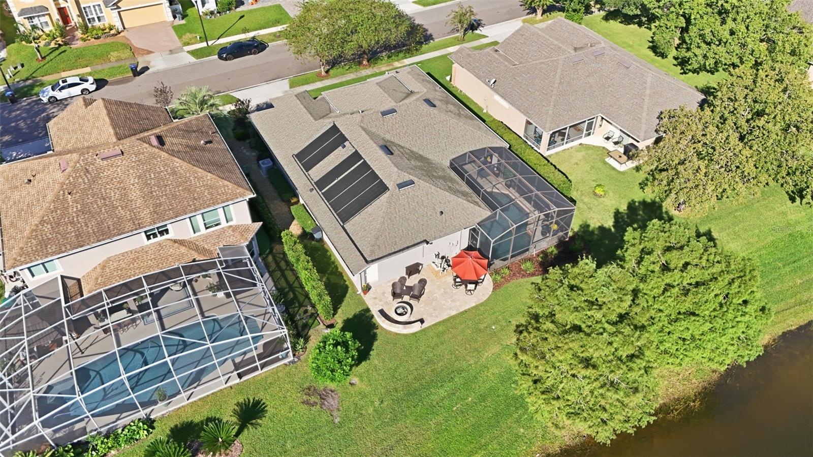 SOLAR PANELS TO HEAT THE POOL
