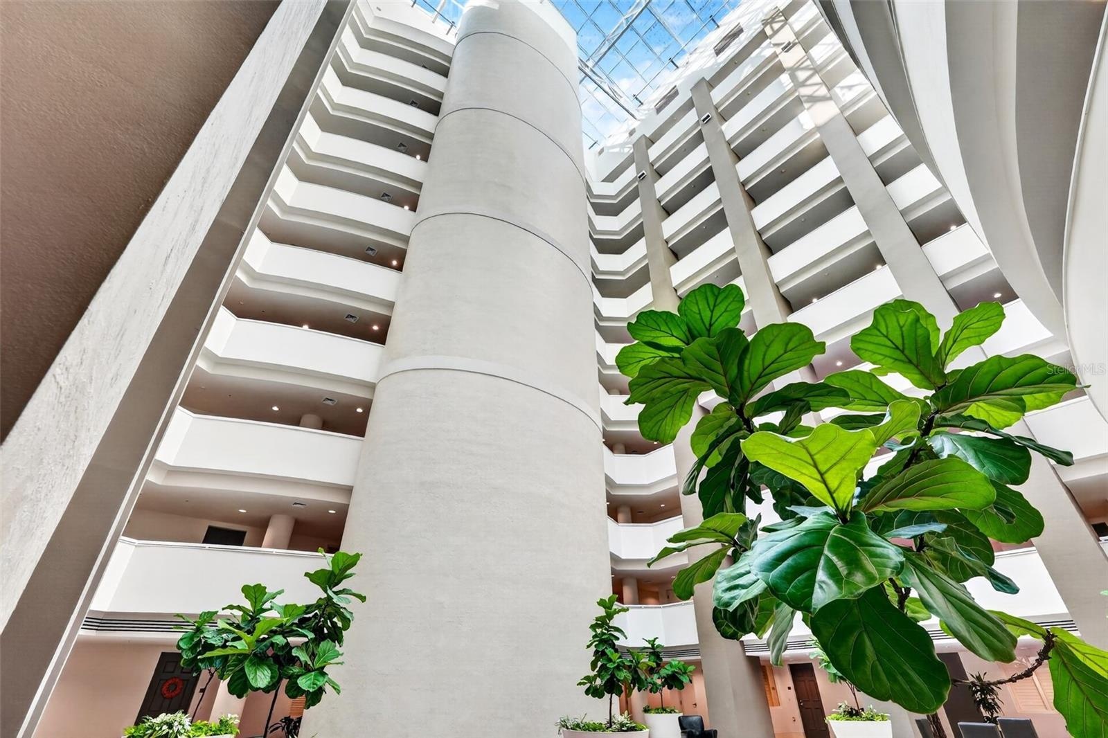 Interior Atrium of Building
