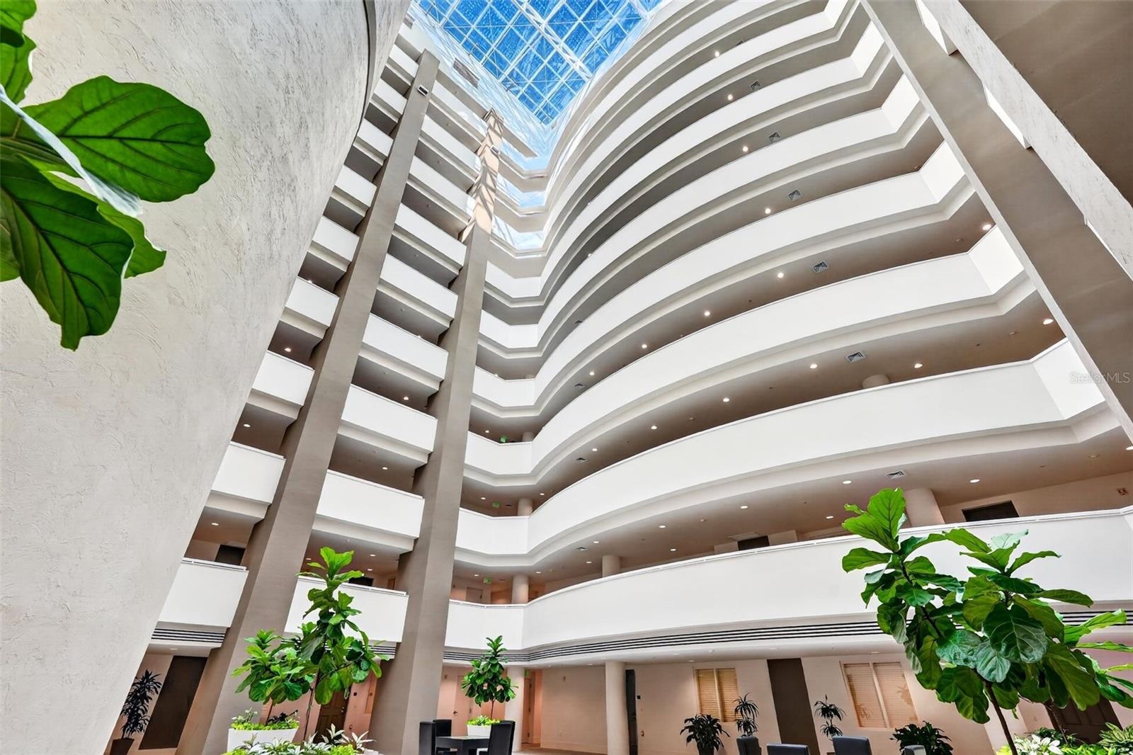 Interior Atrium of Building