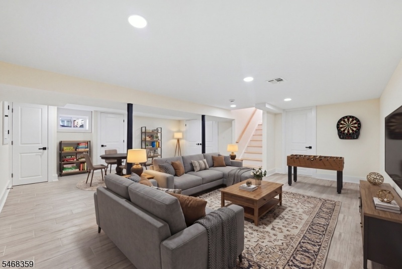 Finished Basement - Staged