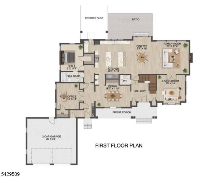 1st Floor Plan