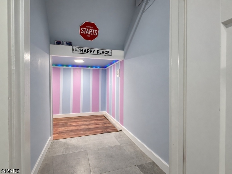 Room under stairs