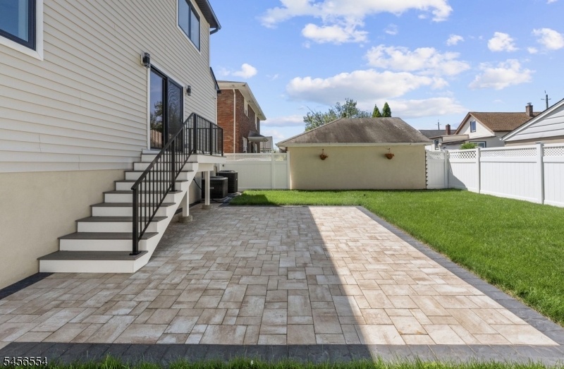 Backs yard