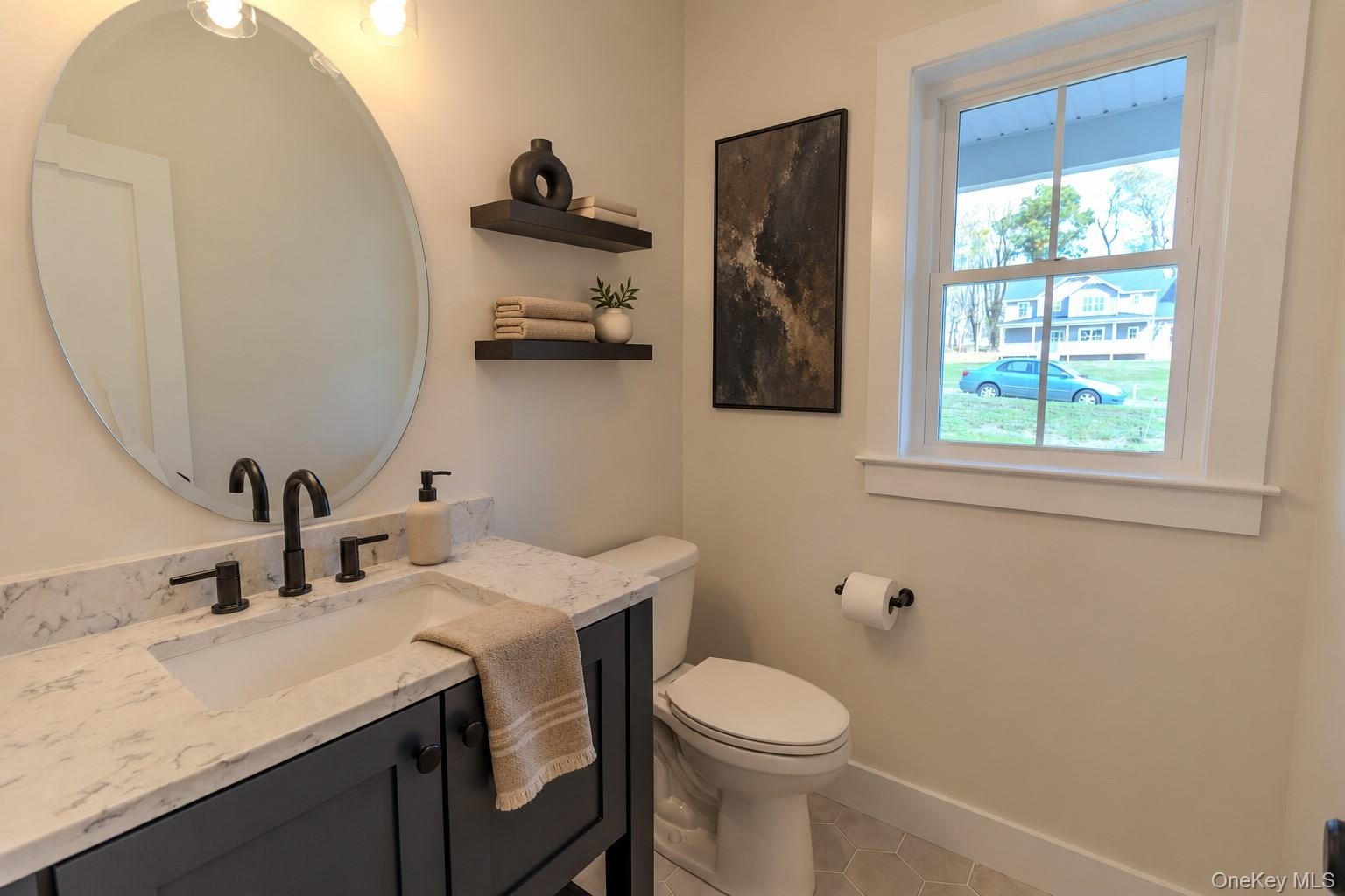 Carson First Floor Half Bath