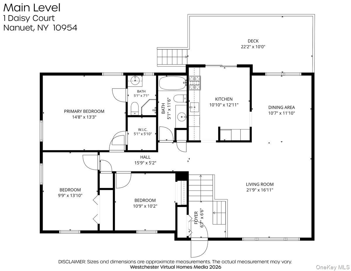 Main level Floor Plan