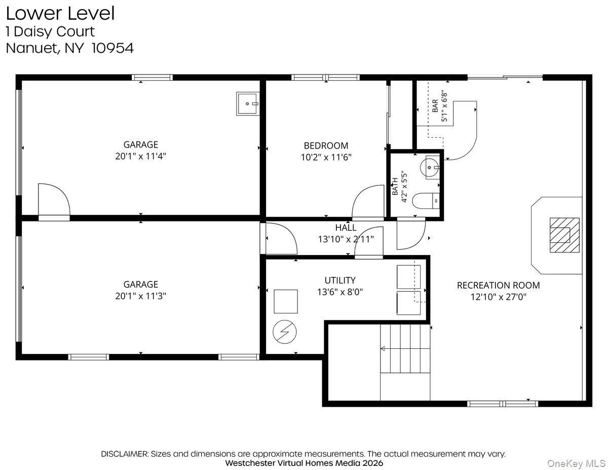 Lower Level Floor Plan