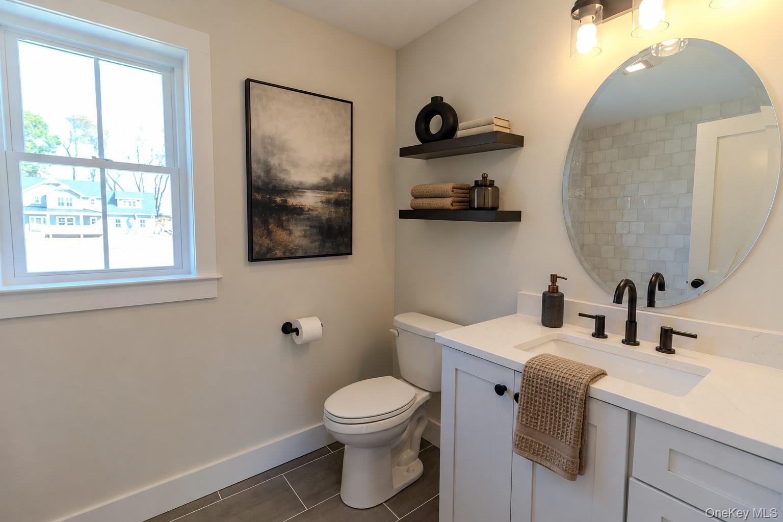Carson Second Floor Full Bath Virtually Staged