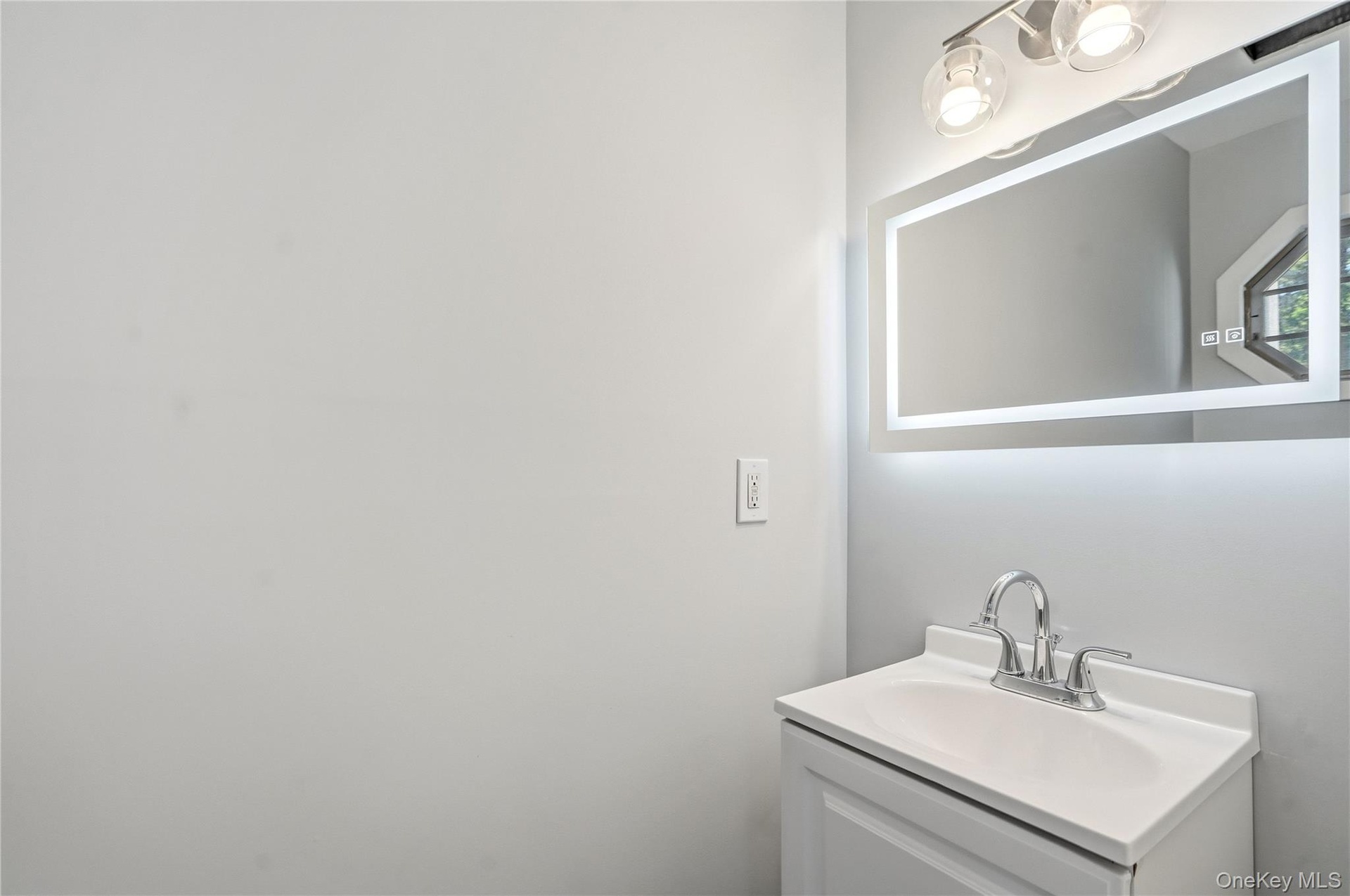 First floor powder room