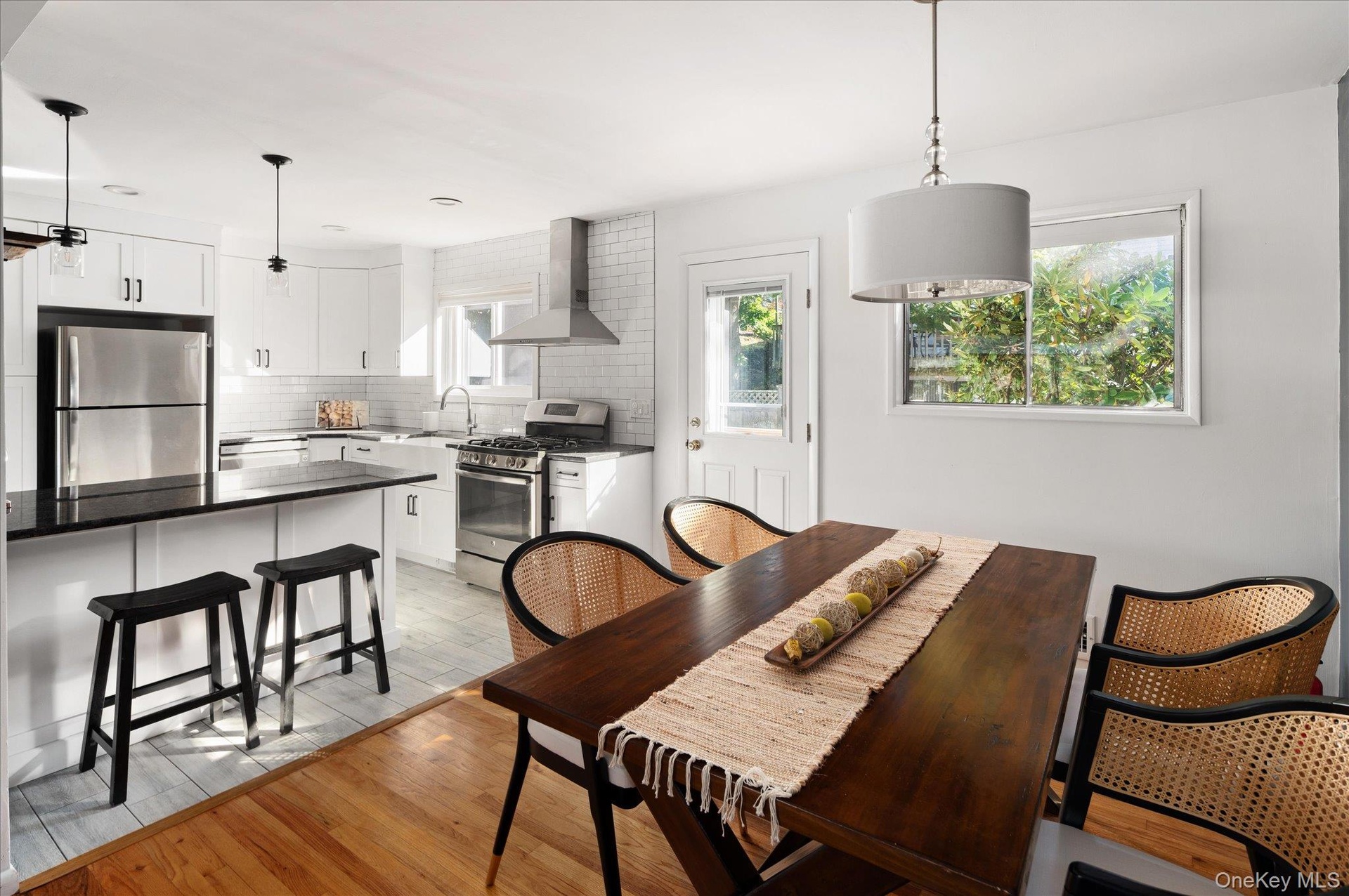 Dining area opens to Kitchen.