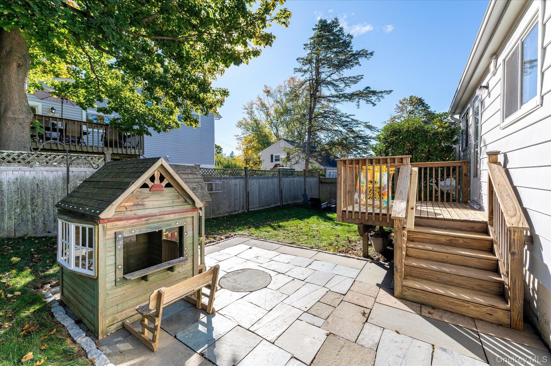 Stone patio