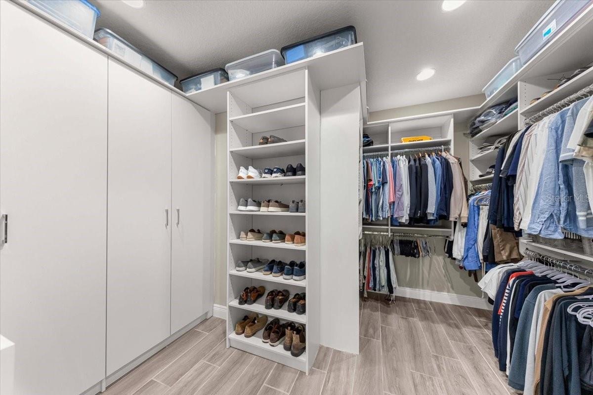 Primary Custom Walk-In Closet