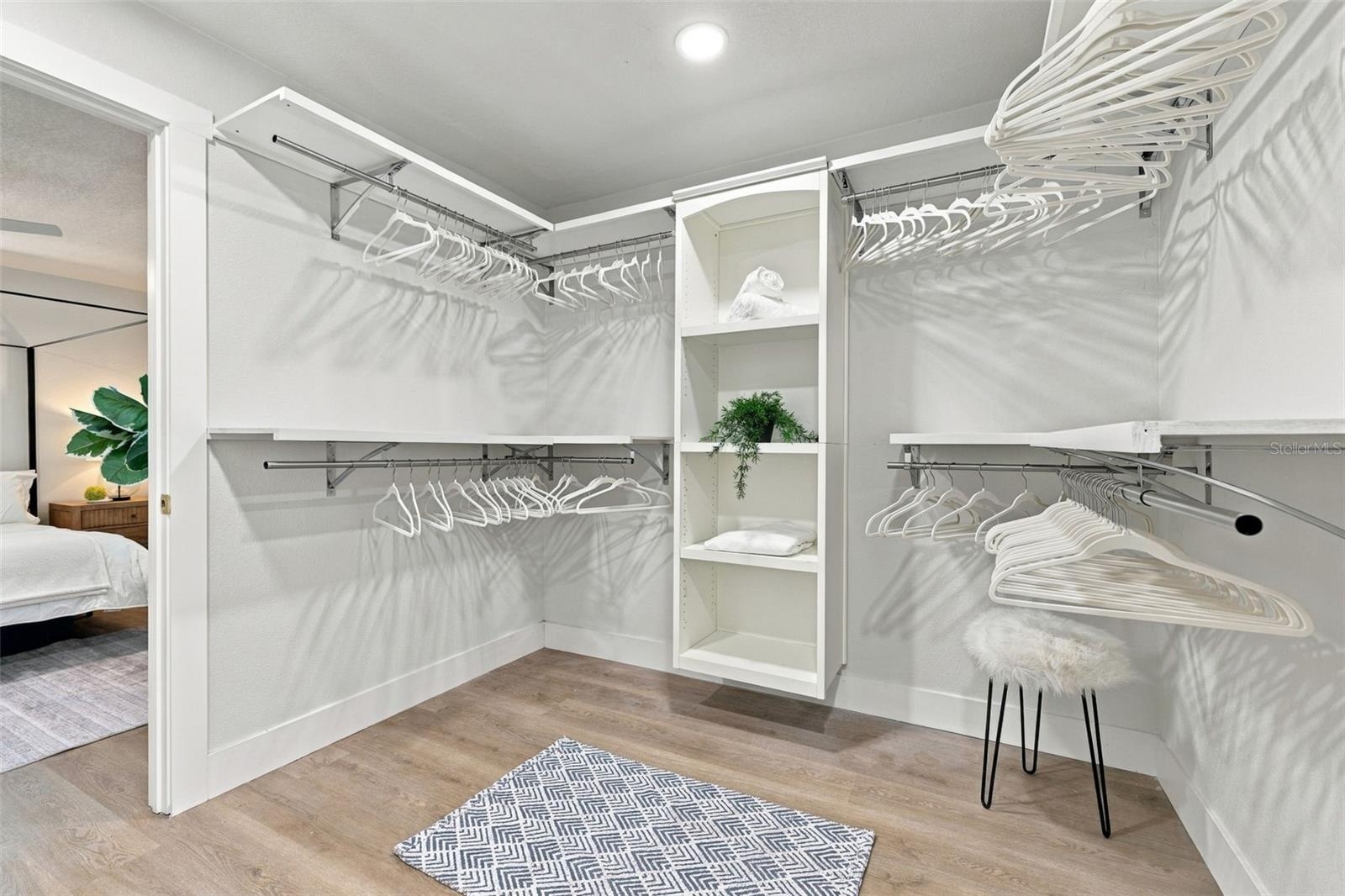 primary walk in closet