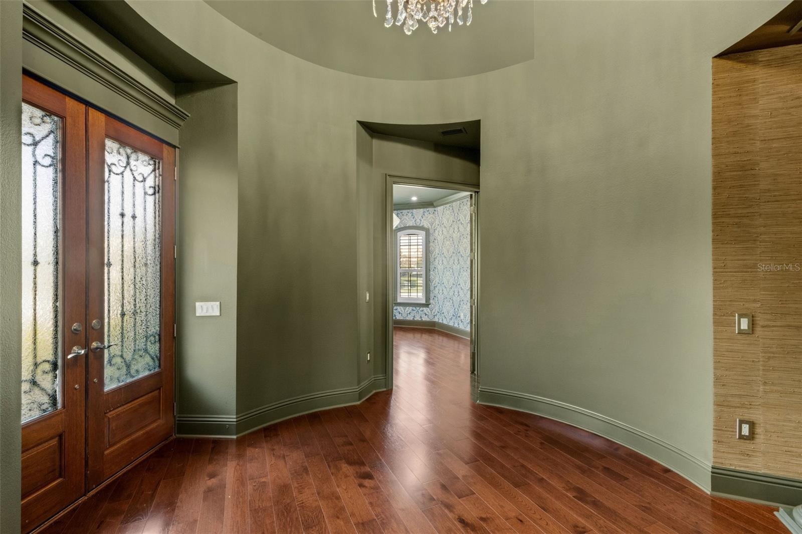Directly off the foyer is a dedicated office . . .