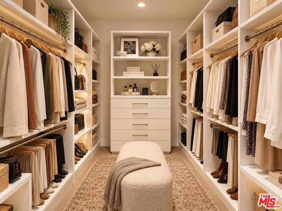 Walk in closet 2 out of 3!
