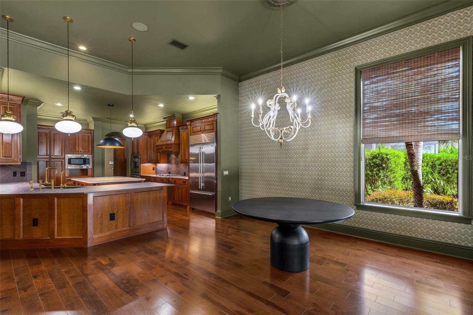 Designer features include new light fixtures, solid wood Kraft Maid cabinets, high-end countertops, built-in appliances and so much more.