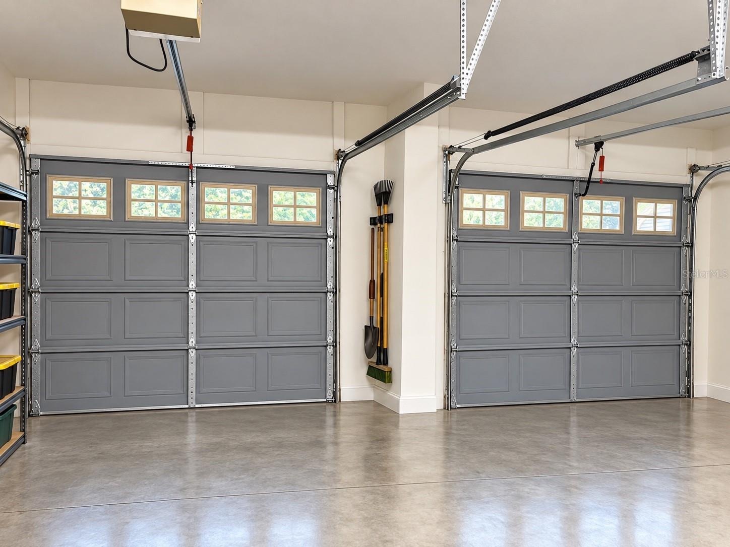 2 car garagevirtual staged